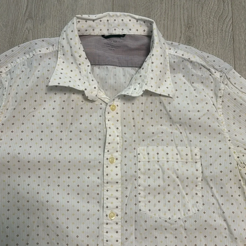 🔥BUNDLESALE Mens XL Banana Republic slim fit dress casual button down shirt